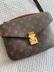 Louis Vuitton PRE-OWNED Canvas axelrem väska