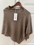 Cashmere 8design liten poncho beige 