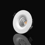 Downlight LED IP44 / 3 reflektorer 3000K dimbar ink drivdon