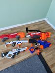 Nerf Guns-5 stycken stora!