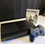 PS3 ultra slim 500gb + AC desmond serien