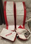 CCM Eflex 6 custom set målvakt + Eflex 5 plock