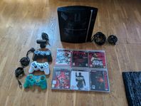 Playstation 3 komplett med 6 spel och kamera