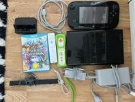 Nintendo Wii U konsol + tillbehör + spel