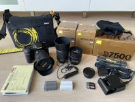 Nikon D7500 + Objektiv paket