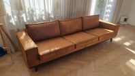 Soffa 4-sits Cognac Stockholm 