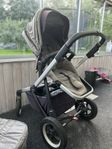 Barnvagn Thule Sleek duovagn grey melange + Bumprider