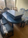 Dinner Table with Matching Chairs, complete set