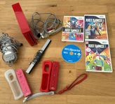 Nintendo Wii Röd med tillbehör och spel 