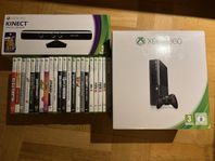 Xbox 360 + Kinect + 500GB extra disk