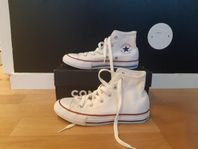 Converse All Star Hi Jr vita storlek 31