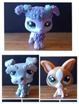 > Littlest Pet Shop figurer 3 st