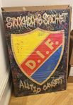 Djurgården if DIF Stockholm stor tavla 80x120cm