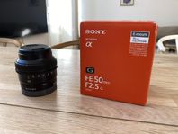 Sony 50mm f 2.5 G