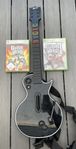 Guitar hero med spel -  Xbox360