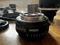 Metabones speedbooster nikon g till Sony e adapter