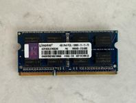 RAM-minne 4 GB (Kingston) till laptop.