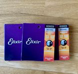 Elixir Nanoweb 80/20 Bronze Light 12-53 (akustisk gitarr)