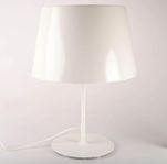 Ikea Kulla vit Lackad metall bordslampa 1900/2000-tal