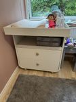 MYLLRA Changing table with drawers Ikea,  white