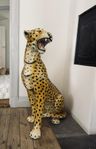 Stor Leopard Skulptur 