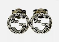 Örhänge GUCCI - Silver Arabesque Interlocking G