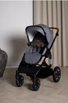 Barnvagn Beemoo Maxi 4 Sittvagn, Grey/Black