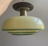 Fin taklampa art deco glas retro