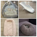 Saker för bebis; babygym, babynest, amningskudde