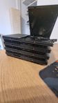 4st Playstation 2 Slim (fel testade och rengjorda)