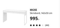 Micke skrivbord från Ikea 