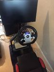 Fanatec Forza CSR Wheel+CSR Elite Pedals+Stol+Skärm