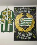 Hammarby Bajen stor tavla 80x120cm