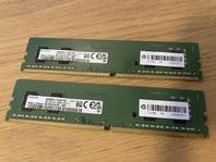 2 x 4GB DDR4 SAMSUNG