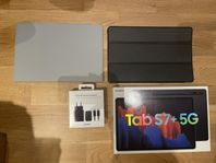 Samsung Tab S7+ 5G med tillbehör