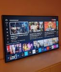 samsung 75" smart qled q7 4k tv med väggfäste 