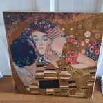 Tavla KLIMT IL BACIO i canvas från MIO 59 × 59 cm