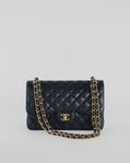 Chanel Large Caviar Skin Chain Double Flap