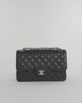 Chanel Large Caviar Skin Chain Double Flap