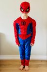 Spiderman halloween dräkt 5-8år