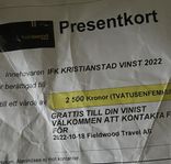 Presentkort på Fieldwood Travel, värde 2 500 kr