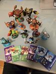 Skylanders - 10st i bra skick plus ett antal kort