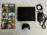 Xbox One - 500 GB - 1 kontroll och 6 spel