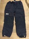 Helly Hansen fodrade överdragsbyxor stl 122