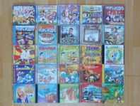 Paketpris 25 CD: Hits for Kids, Markoolio, Eva & Adam m.fl.