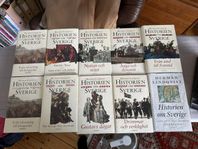 Stor samling Historien om Sverige m.fl. av Herman Lindqvist