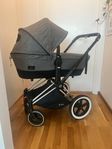 cybex priam barnvagn liggvagn sittvagn massor av tillbehör