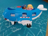 Little People stort flygplan med figurer