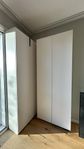 IKEA BILLY Shelfs with VEDDINGE door 202x80x30cm(Matt White)