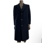 Corneliani Herr-rock Navy Wool Coat. LARGE